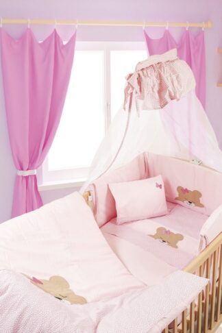 Κουνουπιέρα Bebe Sleeping Bears Cub 14 160×490 Ροζ