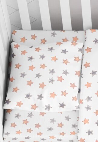 Μαξιλαροθήκη Εμπριμέ Bebe Star 103 35×45 Γκρι