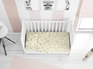 Παπλωματοθήκη Εμπριμέ Bebe Birds 16 120×160 Εκρού Φανέλα Παπλωματοθήκη Εμπριμέ Bebe Birds 16 120×160 Εκρού Φανέλα