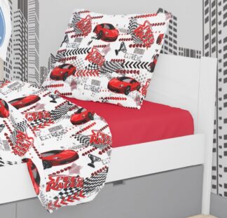 Μαξιλαροθήκη Εμπριμέ Kids Speed Racer 290 50×70 Μαξιλαροθήκη Εμπριμέ Kids Speed Racer 290 50×70