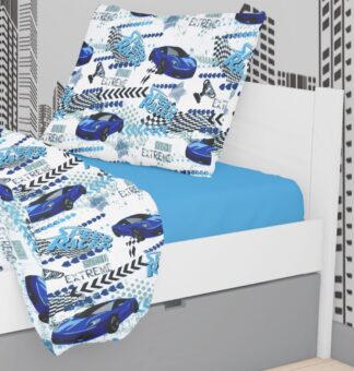 Μαξιλαροθήκη Εμπριμέ Kids Speed Racer 291 50×70