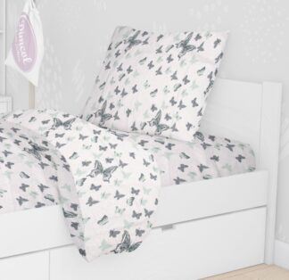 Μαξιλαροθήκη Εμπριμέ Kids Butterfly 57 50×70 Πράσινο