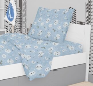 Μαξιλαροθήκη Εμπριμέ Kids Smile 81 50×70 Μπλε Μαξιλαροθήκη Εμπριμέ Kids Smile 81 50×70 Μπλε
