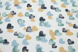 Πάνα Χασές Bebe Hearts 11 80×80 Γκρι / Πράσινο Πάνα Χασές Bebe Hearts 11 80×80 Γκρι / Πράσινο