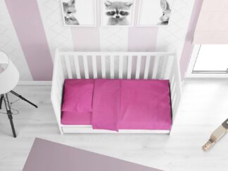 Σεντόνια Σετ 3 τεμ Bebe Solid 499 120×160 Φούξια Σεντόνια Σετ 3 τεμ Bebe Solid 499 120×160 Φούξια