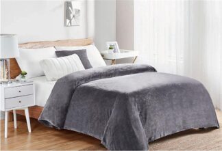 Κουβέρτα Coral Fleece 220×240 Μονόχρωμη 06 Γκρι Κουβέρτα Coral Fleece 220×240 Μονόχρωμη 06 Γκρι