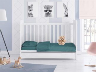 Πάπλωμα Bebe Solid 494 120×160 Πετρόλ
