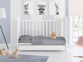Κατωσέντονο Με Λάστιχο Bebe Solid 495 70×140+15 Σκούρο Γκρι Κατωσέντονο Με Λάστιχο Bebe Solid 495 70×140+15 Σκούρο Γκρι