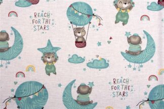 Σεντονάκι Λίκνου Bebe Reach The Stars 192 80×110 Πράσινο Σεντονάκι Λίκνου Bebe Reach The Stars 192 80×110 Πράσινο