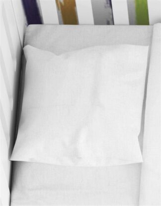 Μαξιλαροθήκη Bebe Solid 491 35×45 Λευκό Μαξιλαροθήκη Bebe Solid 491 35×45 Λευκό