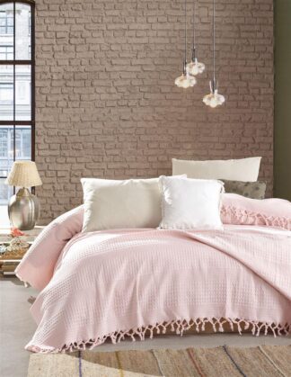 Κουβέρτα Πικέ Dobby 220×240 English Rose