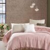 Κουβέρτα Πικέ Dobby 220×240 Cashmere Pink Κουβέρτα Πικέ Dobby 220×240 Cashmere Pink