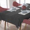 Αλέκιαστο Σετ 2 τεμ (Τραπεζομάντηλο 140×220/Τραβέρσα 40×220) Panama Σκούρο Γκρι Αλέκιαστο Σετ 2 τεμ (Τραπεζομάντηλο 140×220/Τραβέρσα 40×220) Panama Σκούρο Γκρι