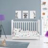 Κατωσέντονο Με Λάστιχο Bebe Space 188 70×140+15 Λευκό Κατωσέντονο Με Λάστιχο Bebe Space 188 70×140+15 Λευκό