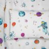 Μαξιλαροθήκη Εμπριμέ Kids Space 188 50×70 Λευκό Μαξιλαροθήκη Εμπριμέ Kids Space 188 50×70 Λευκό