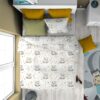 Πάπλωμα Εμπριμέ Kids Lion Cub 531 160×240 Γκρι Πάπλωμα Εμπριμέ Kids Lion Cub 531 160×240 Γκρι