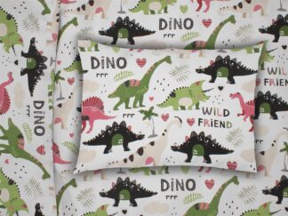Μαξιλαροθήκη Εμπριμέ Bebe Dinosaur 518 35×45 Multi-Colour Μαξιλαροθήκη Εμπριμέ Bebe Dinosaur 518 35×45 Multi-Colour