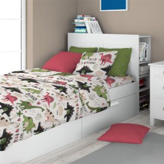 Σεντόνια Εμπριμέ Σετ 2 τεμ Kids Dinosaur 518 160×240 Multi-Colour