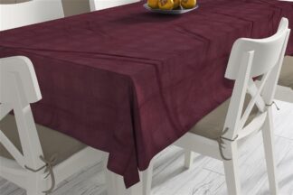 Ανεξίτηλο Τραπεζομάντηλο Νηματοβαφή Μπορντό 140×200 Ανεξίτηλο Τραπεζομάντηλο Νηματοβαφή Μπορντό 140×200