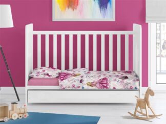 Παπλωματοθήκη Εμπριμέ Bebe Princess 390 120×160 Ροζ Παπλωματοθήκη Εμπριμέ Bebe Princess 390 120×160 Ροζ