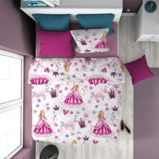 Παπλωματοθήκη Εμπριμέ Kids Princess 390 160×240 Ροζ Παπλωματοθήκη Εμπριμέ Kids Princess 390 160×240 Ροζ