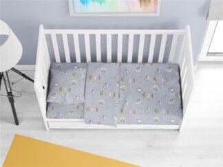Κατωσέντονο Με Λάστιχο Bebe Sweet Dreams 552 70×140+15 Γκρι