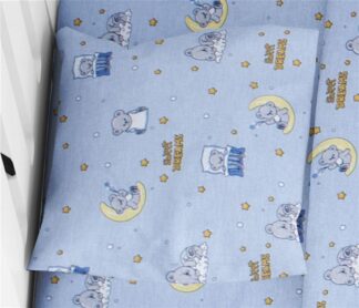 Μαξιλαροθήκη Εμπριμέ Bebe Sweet Dreams 551 35×45 Σιέλ Μαξιλαροθήκη Εμπριμέ Bebe Sweet Dreams 551 35×45 Σιέλ