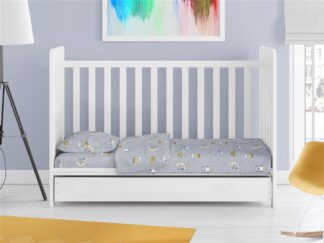 Σεντόνια Εμπριμέ Σετ 3 τεμ Bebe Sweet Dreams 552 120×160 Γκρι Σεντόνια Εμπριμέ Σετ 3 τεμ Bebe Sweet Dreams 552 120×160 Γκρι
