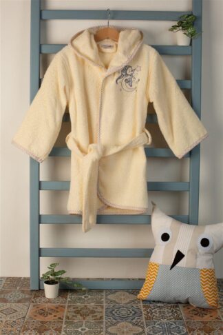 Μπουρνούζι Με Κέντημα Bebe Dreaming Elephant 169 Νο 2 Εκρού
