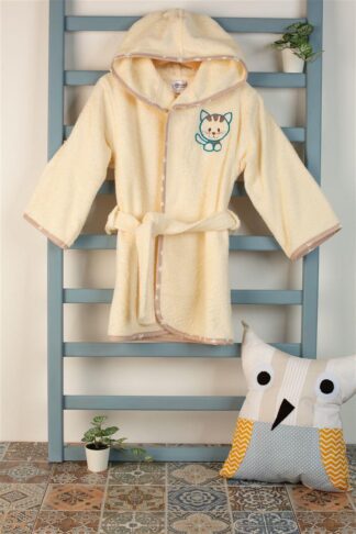 Μπουρνούζι Με Κέντημα Bebe Kitty 138 Νο 4 Εκρού Μπουρνούζι Με Κέντημα Bebe Kitty 138 Νο 4 Εκρού