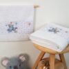 Πετσέτα Με Ψηφιακή Εκτύπωση Σετ 2 τεμ Bebe Studying Bear 38 30×50,70×140 Λευκό
