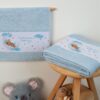 Πετσέτα Με Ψηφιακή Εκτύπωση Σετ 2 τεμ Bebe Sweet Dreams 551 30×50,70×140 Σιέλ