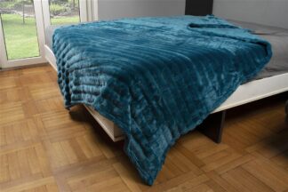 Κουβέρτα Coral Fleece Ριγέ 160×220 300gsm 13 Πετρόλ Κουβέρτα Coral Fleece Ριγέ 160×220 300gsm 13 Πετρόλ
