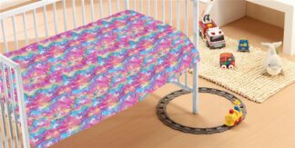 Κουβέρτα Fleece Φωσφορίζουσα Unicorn 70×110