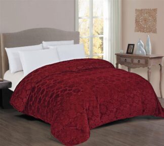 Κουβερτοπάπλωμα Γούνα-Sherpa 730 gsm 1830 Μπορντό 160×220 Κουβερτοπάπλωμα Γούνα-Sherpa 730 gsm 1830 Μπορντό 160×220