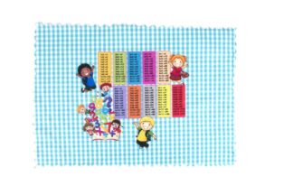 Σουπλά Φαγητού Bebe Multiplication Table 26 35×50 Σιέλ Σουπλά Φαγητού Bebe Multiplication Table 26 35×50 Σιέλ