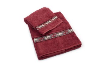 Πετσέτα Σετ 2 τεμ Zucchi 40×60,60×110 Jacquard Κόκκινο Πετσέτα Σετ 2 τεμ Zucchi 40×60,60×110 Jacquard Κόκκινο