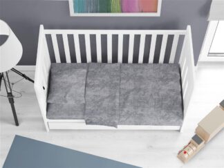 Κατωσέντονο Με Λάστιχο Bebe Premium Shadow 613 70×140+15 Σκούρο Γκρι Κατωσέντονο Με Λάστιχο Bebe Premium Shadow 613 70×140+15 Σκούρο Γκρι