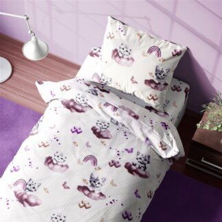 Σεντόνια Εμπριμέ Σετ 2 τεμ Kids Kitten 561 160×240 Μωβ Σεντόνια Εμπριμέ Σετ 2 τεμ Kids Kitten 561 160×240 Μωβ