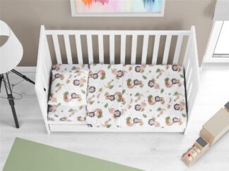 Σεντόνια Εμπριμέ Σετ 3 τεμ Bebe Lion 532 120×160 Μπεζ Σεντόνια Εμπριμέ Σετ 3 τεμ Bebe Lion 532 120×160 Μπεζ