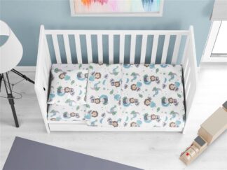 Κατωσέντονο Με Λάστιχο Bebe Lion 533 70×140+15 Σιέλ Κατωσέντονο Με Λάστιχο Bebe Lion 533 70×140+15 Σιέλ