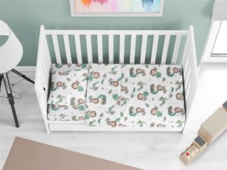 Κατωσέντονο Με Λάστιχο Bebe Lion 534 70×140+15 Πράσινο Κατωσέντονο Με Λάστιχο Bebe Lion 534 70×140+15 Πράσινο