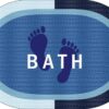 Πατάκι Μπάνιου Oval Αντιολισθητικό Bath 50×70 Σιέλ Πατάκι Μπάνιου Oval Αντιολισθητικό Bath 50×70 Σιέλ