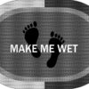 Πατάκι Μπάνιου Oval Αντιολισθητικό Make Με Wet 50×70 Γκρι Πατάκι Μπάνιου Oval Αντιολισθητικό Make Με Wet 50×70 Γκρι