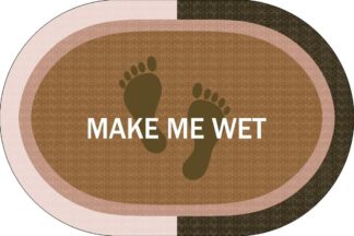 Πατάκι Μπάνιου Oval Αντιολισθητικό Make Με Wet 50×70 Μπεζ Πατάκι Μπάνιου Oval Αντιολισθητικό Make Με Wet 50×70 Μπεζ