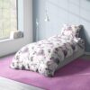 Πάπλωμα Εμπριμέ Kids Princess 389 160×240 Λευκό / Λιλά Πάπλωμα Εμπριμέ Kids Princess 389 160×240 Λευκό / Λιλά