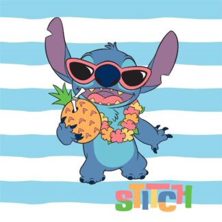 Λαβέτα Νηπιαγωγείου Disney Home Lilo & Stitch 79 30×30 Σιέλ