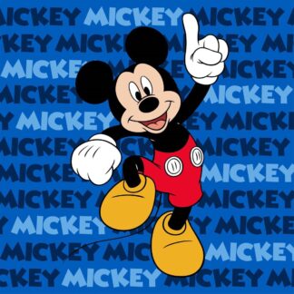 Λαβέτα Νηπιαγωγείου Disney Home Mickey 50 30×30 Μπλε