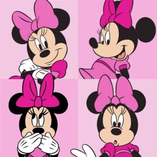 Λαβέτα Νηπιαγωγείου Disney Home Minnie 76 30×30 Ροζ