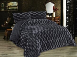 Κουβερτοπάπλωμα Με Εφέ Fleece 750 gsm 1940 Γκρι / Μαύρο 160×220 Κουβερτοπάπλωμα Με Εφέ Fleece 750 gsm 1940 Γκρι / Μαύρο 160×220